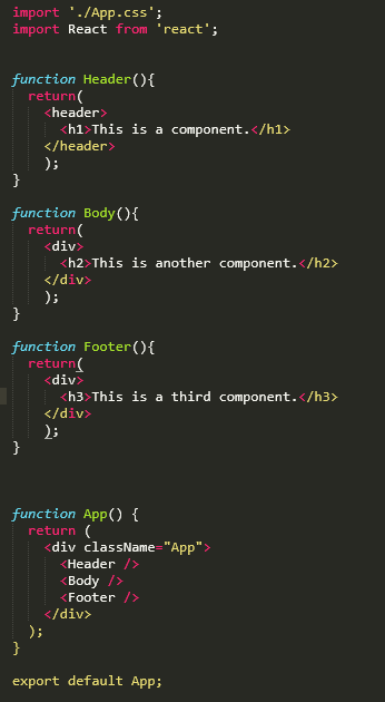 nested components